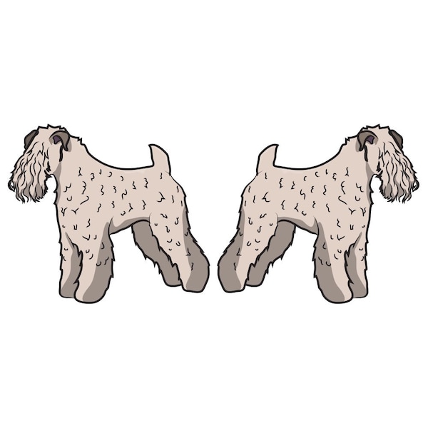 Signmission Soft Coated Wheaten Terrier Dog Decal, Dog Lover Decor Vinyl Sticker D-24-Soft Coated Wheaten Terrier - main
